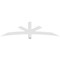 Ekena Millwork Alberta Architectural Grade PVC Gable Bracket, 84"W x 21"H x 4"D x 4"F, 6/12 Pitch GBP084X21X0404ALB00 - alternate 2